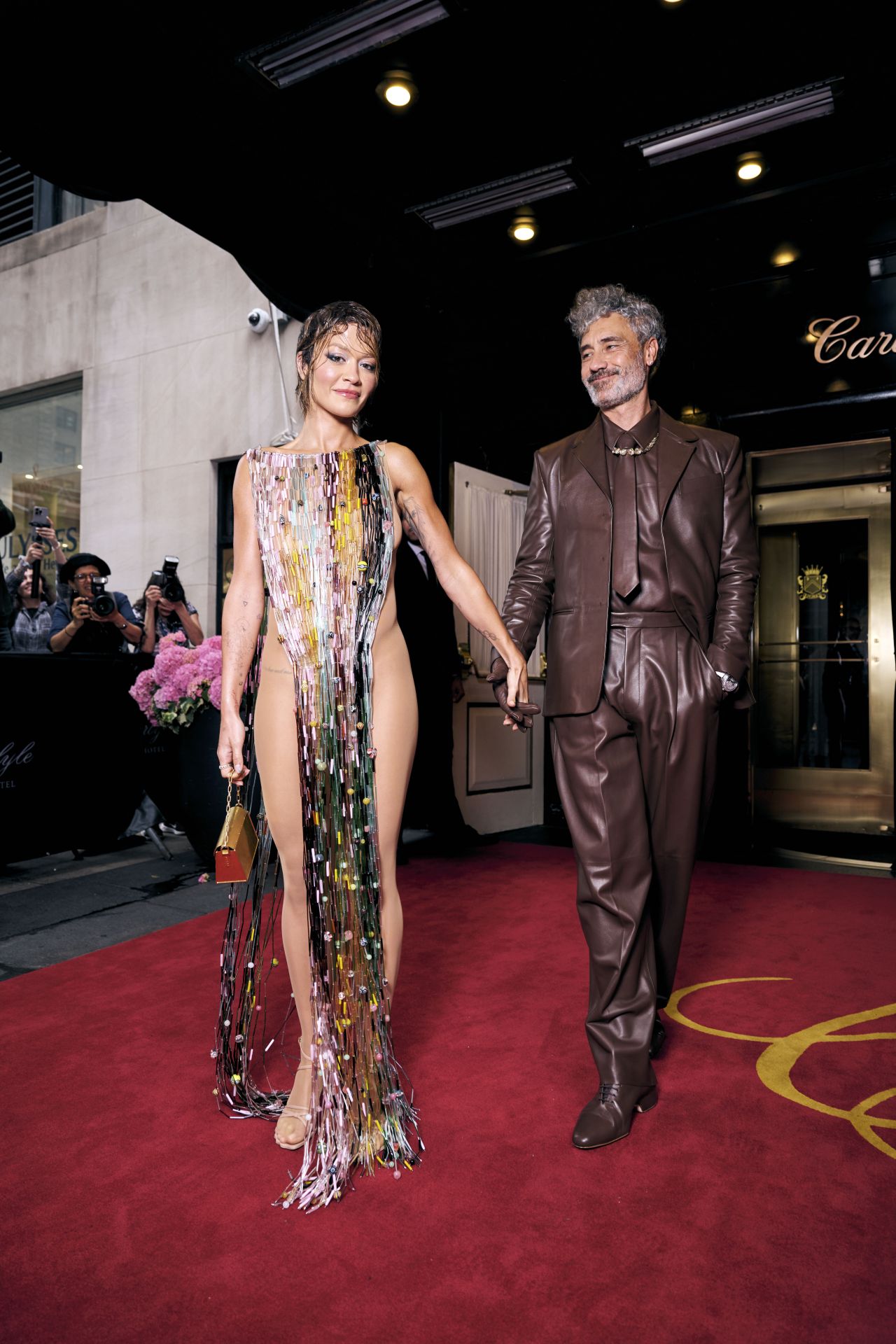 Rita Ora and Her Husband Taika Waititi Leave Their Hotel to go to the Met Gala in New York4